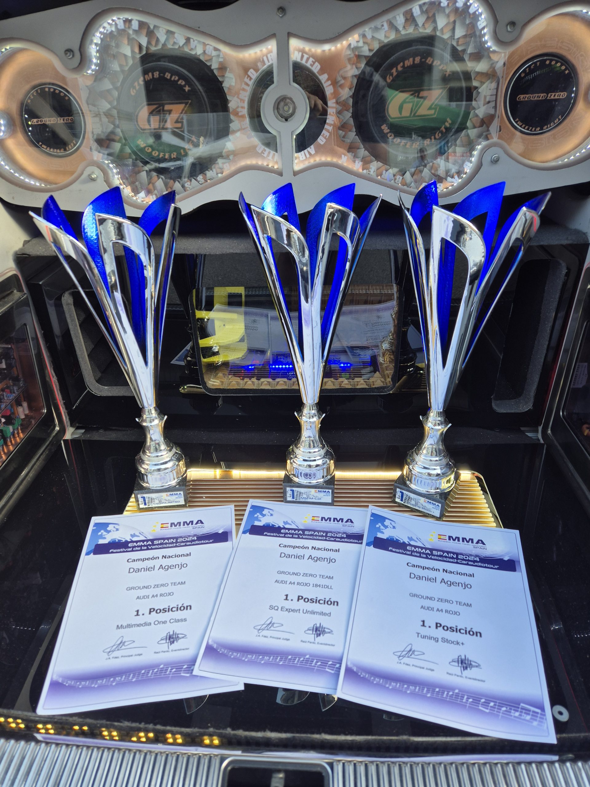tricampeon de España de sonido